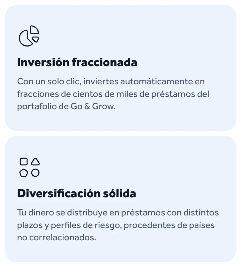 Diversificación inteligente: Go & Grow como complemento, no como única inversión