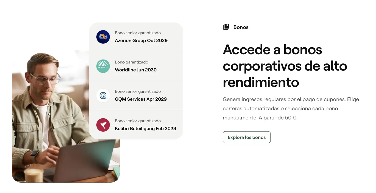 Bonos corporativos de alto rendimiento en Mintos desde 50 euros