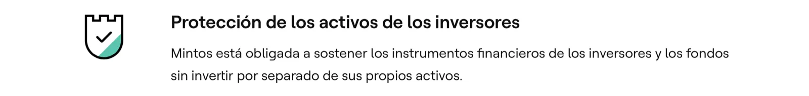 Protección de los activos de los inversores en Mintos: instrumentos financieros segregados