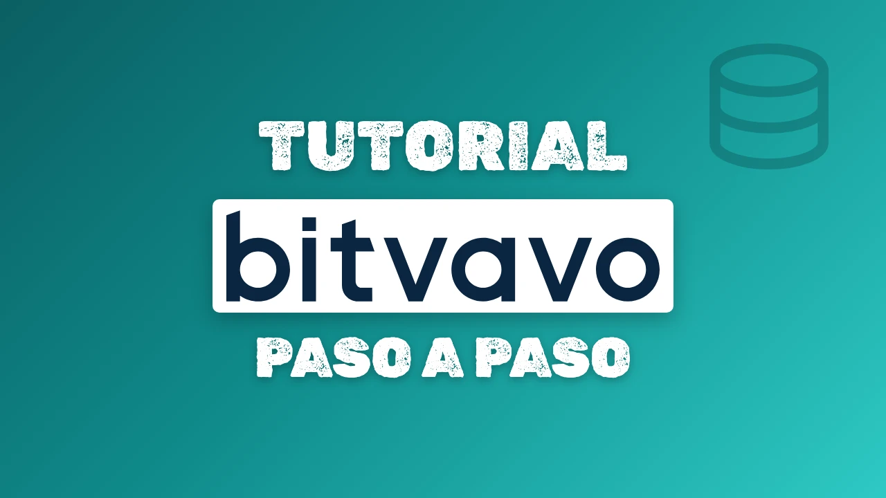 Bitvavo tutorial paso a paso con el logo de Bitvavo